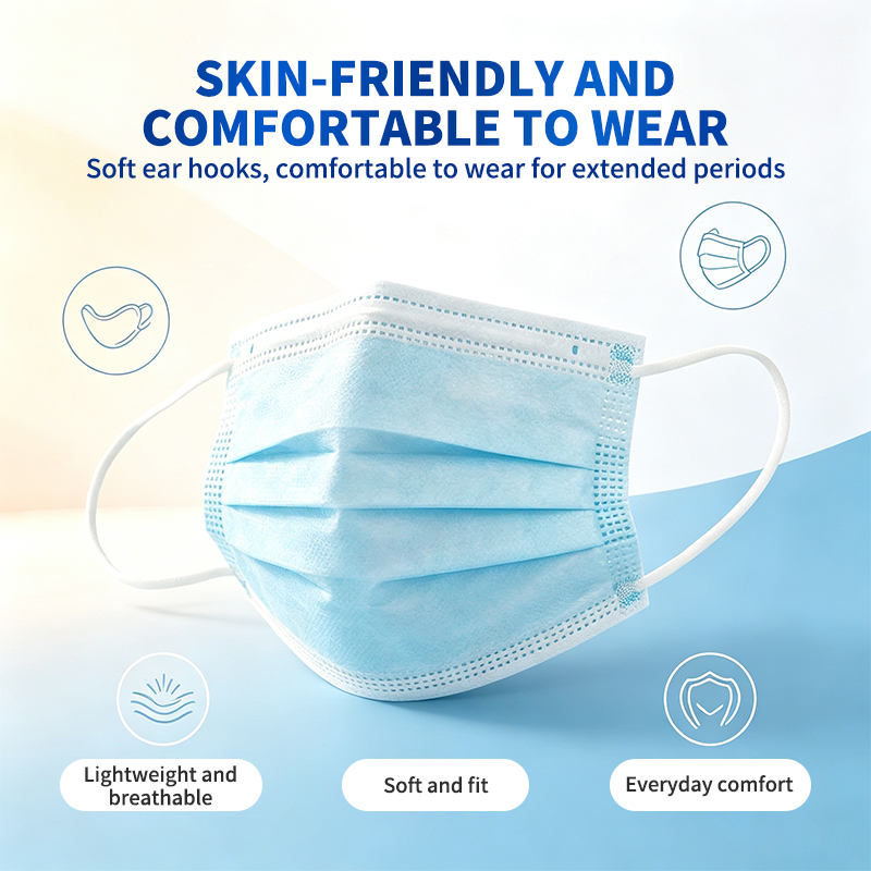 3-Ply Medical Surgical Face Mask – Sterile Type IIR Fluid Resistant Protective Mask with ISO 13485 & CE Certification