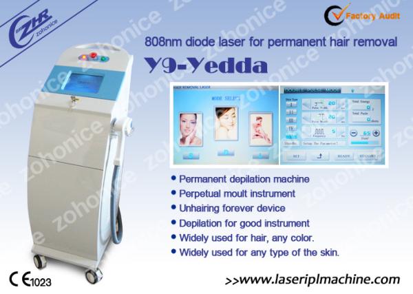 Safe And Fast Treatment Newest 808nm Diode Laser Hair Removal Machine