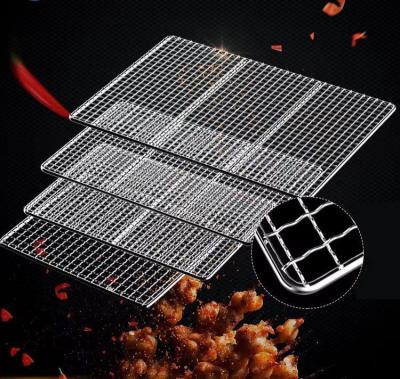 Stainless Steel Barbecue Mesh Customized Size And OEM Plain Weave