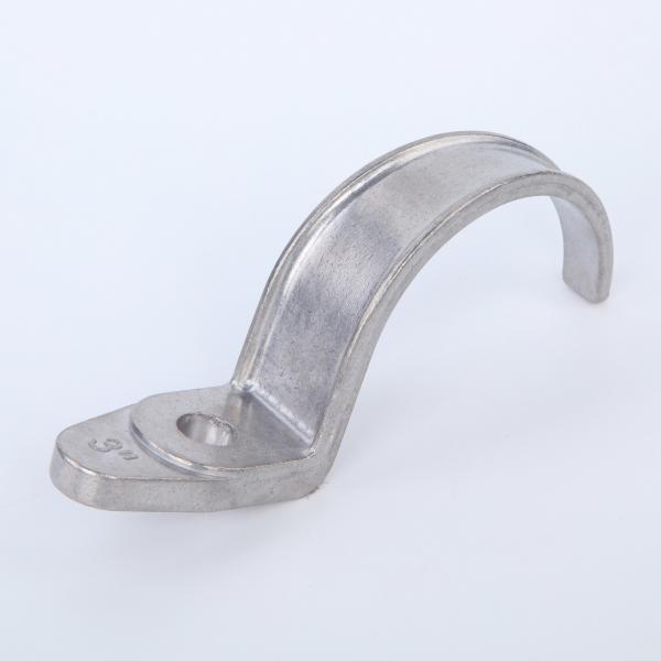 ADC12 Electro Galv Aluminum Rigid One Hole Straps 1/2-4 Inch