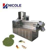 Chaîne de production sèche d'alimentation de poissons de flottement d'acier inoxydable Moteur de Siemens