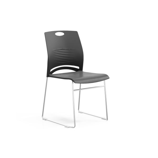 Seat Dimensions 43H 41W 43D cm Modern Plastic Chair Dining Seating Lightweight Durable Comfortable and Contemporary Look