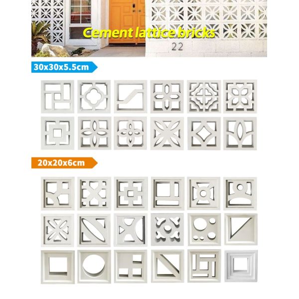 Breeze Block Concrete Cement Component Brick Ventilation Screen Bricks for Modern Garden Screens & Landscape Features
