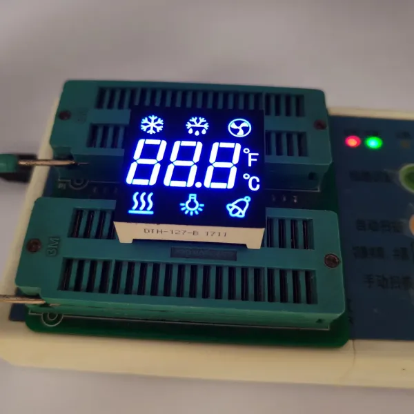 Customized blue 3-digit 7-segment refrigerator controller