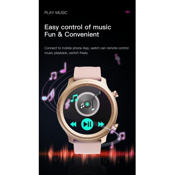 IP67 Round Face Smartwatches HD Display Metal Spo2 Monitor Smart Watch