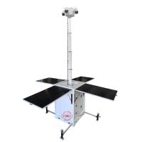 Solar CCTV Surveillance Towers With Electric Mast for Mining Sites Monitoring