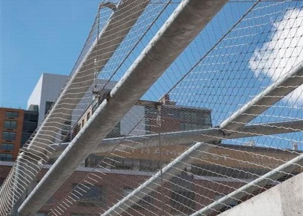 Classical Stainless Steel Ferrule Rope Mesh Lightweight For School Playground