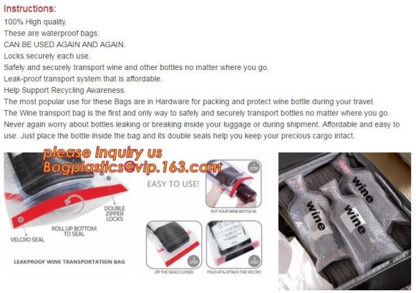 air cushion pillow bags, inflatable air filled pillow bag, shockproof recycable air pillow glass bottle bag, bagplastics