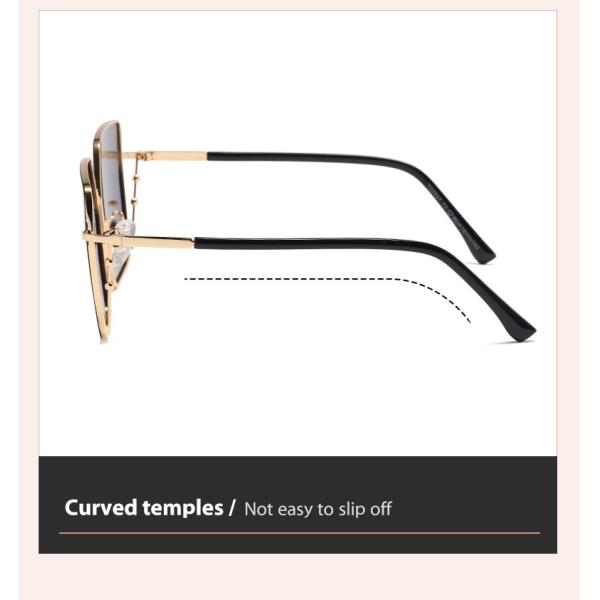 OEM рамки оправы солнечных очков женщин металла защиты UV400 полный