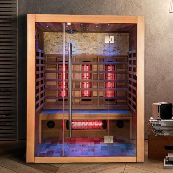 ODM Hemlock Home Canadian Spa Sauna Radiant Health Sauna 2 Person