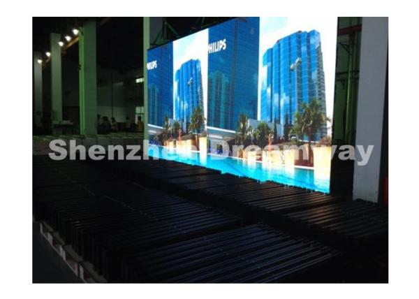 High Definition 6 mm Led Advertising Screens , Indoor Full Color RGB Indoor LED Screen