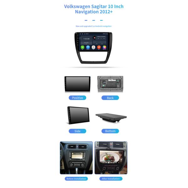 4G Wifi Online Music GPS And Bluetooth For Car For Volkswagen Sagitar 2012+