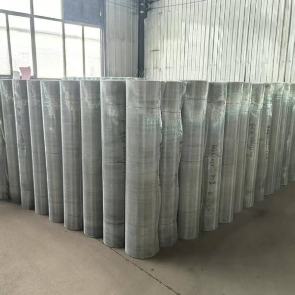 304 / 316 Stainless Steel Woven Wire Mesh Plain Twill Dutch Weave For Filter