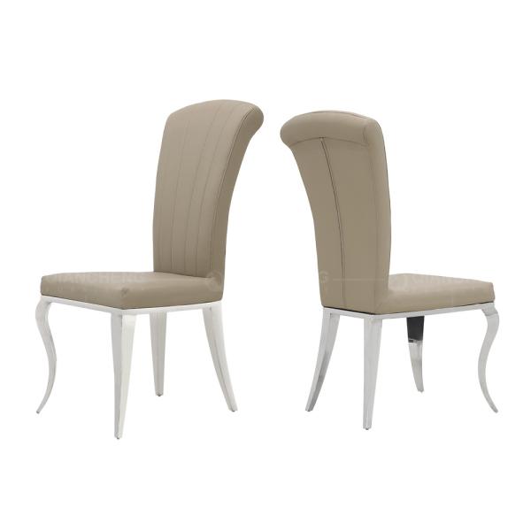 Home Furniture 20x26x42inch SS Dining Chairs Bold Curves American Style