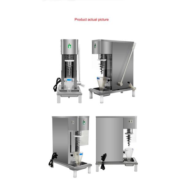 360-Degree Speed Rotation Automatic Cleaning System for Cold Drinks and Snack Mixing