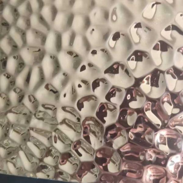 Checkered Cooking Embossed Pvd Coated SUS304 Embossed Stainless Steel Plate