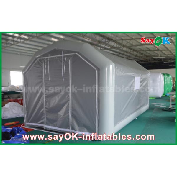10 x 5m Gray Custom Inflatable Products PVC Inflatable Spray Booth For Car Spraying