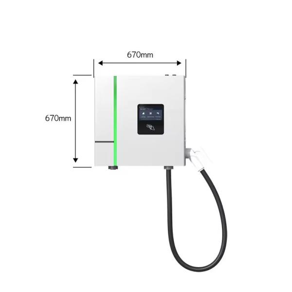 High Efficiency 30kw 40kw DC Charger For Electric Car Support  Ocpp CCS2 GB/T