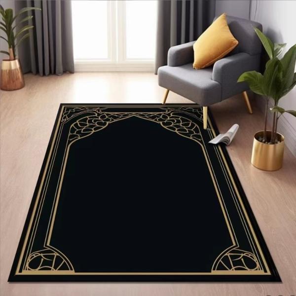 National Special Arabic Printed Worship Mat National Style Prayer Floor Carpet Rug Polyester Fiber