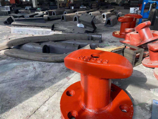 Cabeza de acero fundido TEE de acero de amarre de navegación única Bollardo de acero tipo T Bollardo de cabeza para puerto