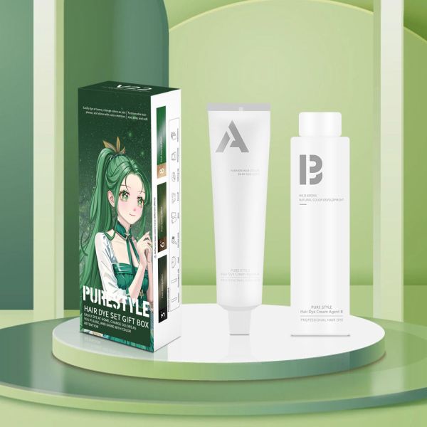 Crème colorante capillaire professionnelle personnalisée pour la maison, permanente, sans ammoniaque