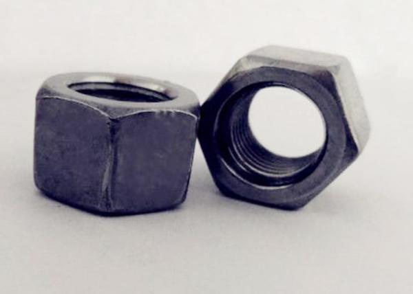 15mm Thickness Carbon Steel Hex Nuts M14x1.5 Black Color For Agricultural Electronics