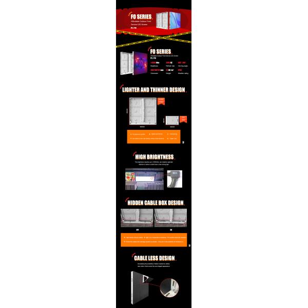 IP66 Outdoor Digital Sign , P8.8 Outdoor Led Display Screen