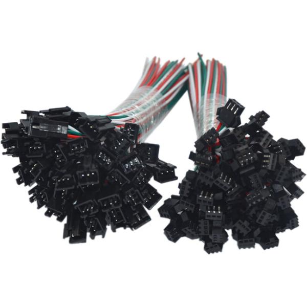 3 Wire Led Strip Male And Female Connectors Addressable 3mm-15mm