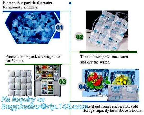 Sports Medicine Ice Bags, Flexible Ice Pack, Easy Seal Ice Cube Bags, Cool Bags & Ice Packs, First Aid Ice Pack, bagease