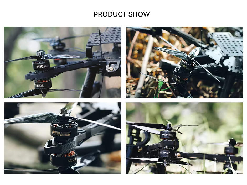 T-Motor F100 1350kv 1100 5-6s Brushless 2810 Long Range Cinematic Rc Racing Drone Motor
