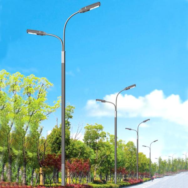 Mild Steel Roadway Highway Street Light Pole 5-15m