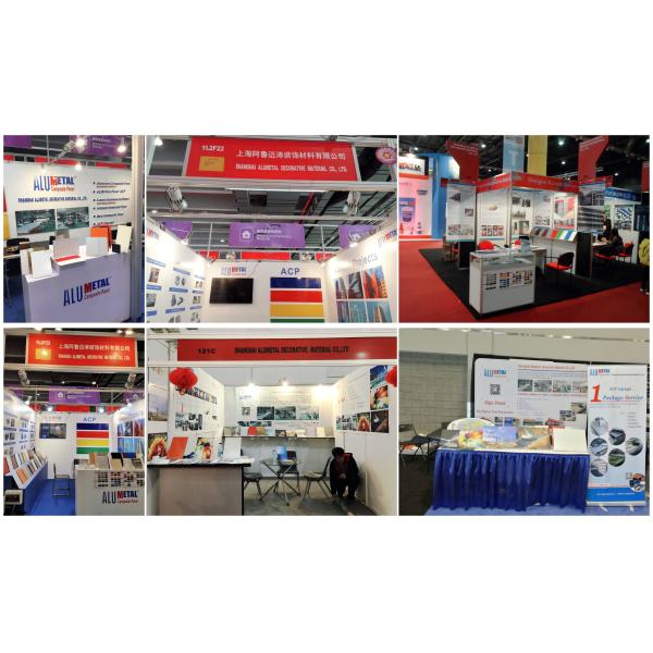 Alumetal почистило стены ACP строительных материалов цвет щеткой внутренней декоративный обшивая панелями штейновый