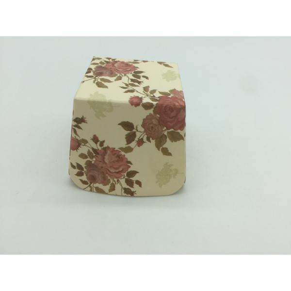 Red Rose Flower Floral Square Cupcake Liners Muffin Case Decoration Food Grade Paper
