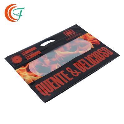 Galinha portátil da frigideira do malote do empacotamento de alimento 0.065mm 0.13mm