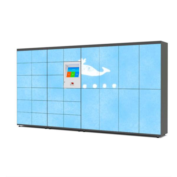 監視カメラ 洗濯物ロッカーサービス 15インチタッチスクリーン