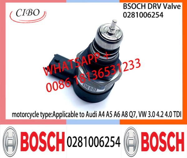 Válvula de controle 0281006254 da válvula 0281006254 de BOSCH DRV aplicável a Audi A4 A5 A6 A8 Q7, VW 3,0 4,2 4,0 TDI