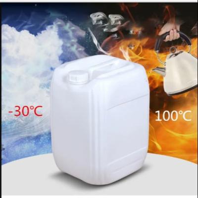 White Tamper Evident Screw Lids Jug Container 25 Litre Square For Liquid Food