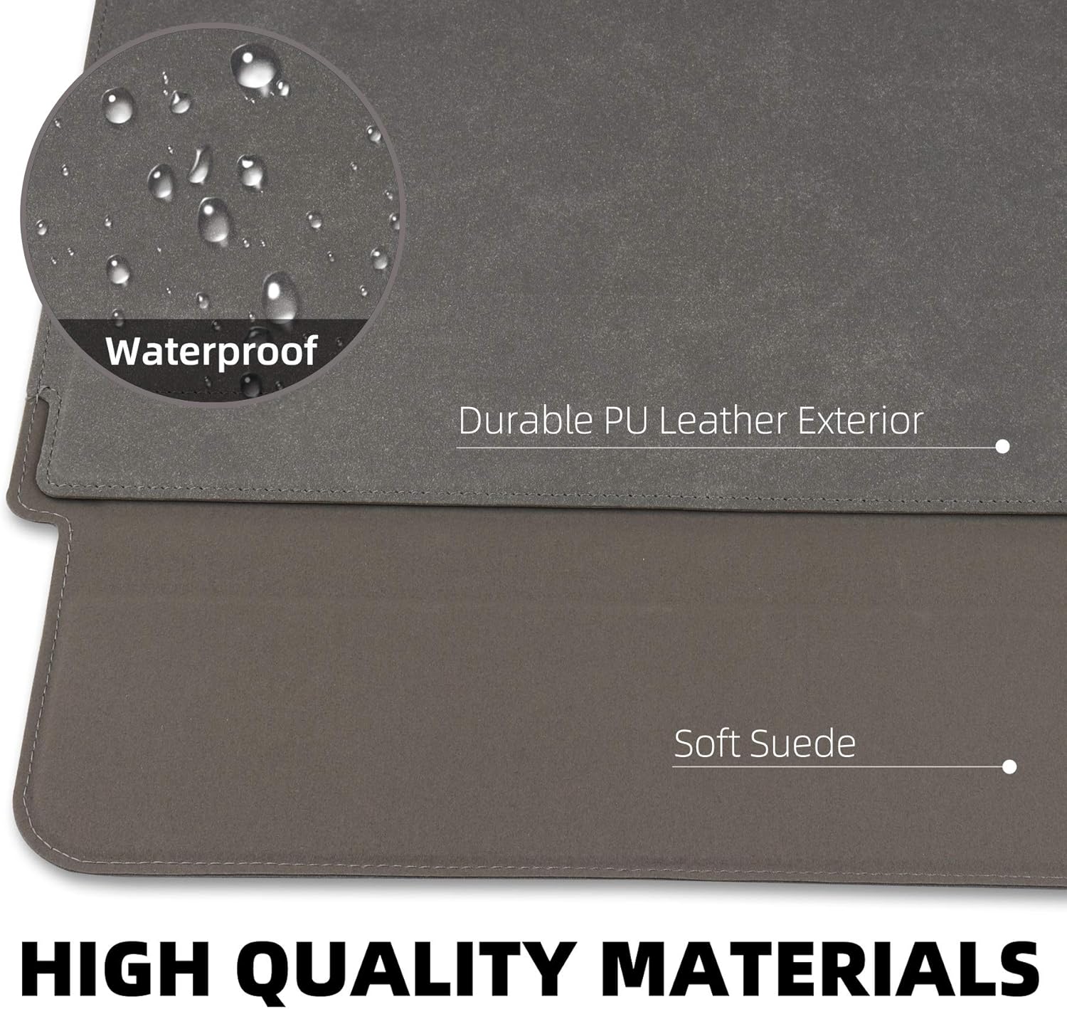 15.6 Inch Laptop Sleeve Case PU Leather Case for MacBook Pro 16 2021 2019 Waterproof Cases with Kickstand for Laptops Wholesale OEM/ODM/Private Label