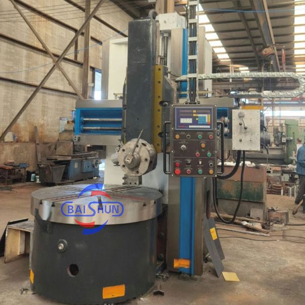 Manual Type Heavy Duty Vertical Lathe Machine with 1600 mm Max. Turned Length for Metal Turning