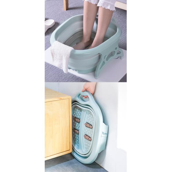 Портативное пластиковое складное ведро массажа ноги 1KG