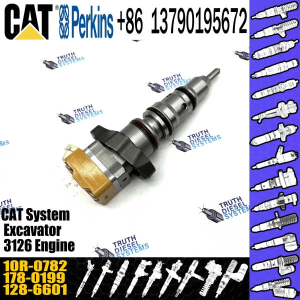 Excavator E322C Engine 3126B Fuel Injector 10R-0782 128-6601 Diesel Engine Fuel Injector Assembly