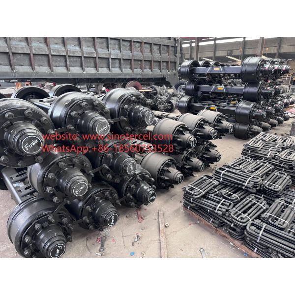 High Strength Trailer Axle Parts 13000kgs - 20000kgs Capacity