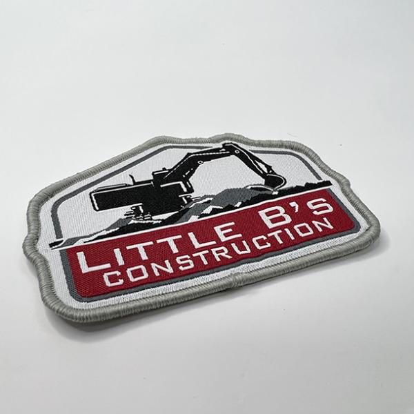 Eco Friendly Washable Woven Patches Sew On Embroidery Patches For Clothing