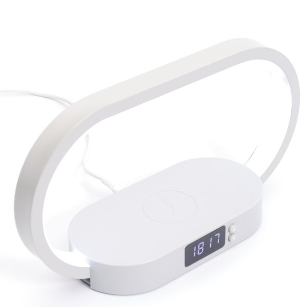 WR08 Warm White Emitting Color 10W LED Table Lamp Wireless Charging 3 Temperature Dimmable Smart Touch Control Night Light