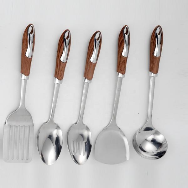 Stainless Steel Cooking Serving Set Slotted Turner Spoon for Kitchen Cooking Utensils