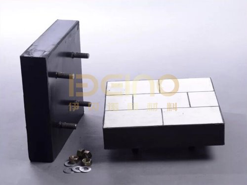 Thickness 8mm Wear Resistant Lining Hot Vulcanization Ceramic Wear Liner