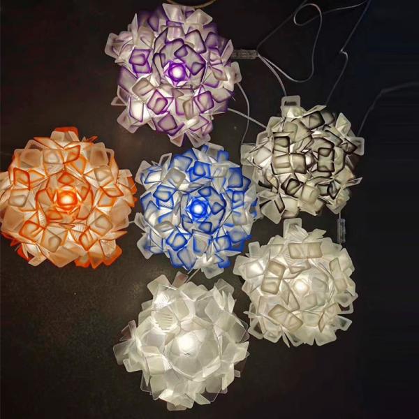 Colorful Artist Flower Wall Lamp Indoor Lamps for Living Room Restaurant Veli Ceiling / Wall Light(WH-OR-193)
