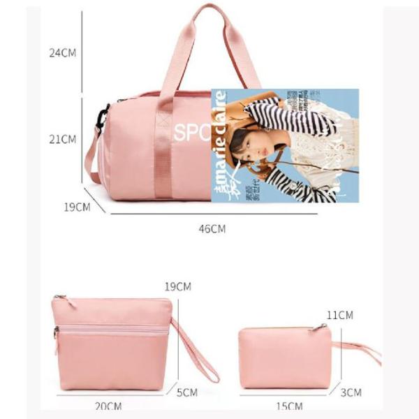 Сумка фитнеса спортзала плеча сухой мокрой сепарации одиночная