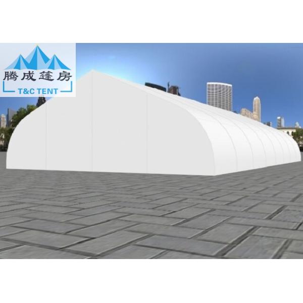 20x40m White PVC Curve Clear Aluminum Frame Tent For Wedding 500 People Seater Wind Resistant