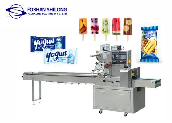 Máquina de embalagem horizontal totalmente automática fornecedora para alimentos, frutas, legumes, biscoitos